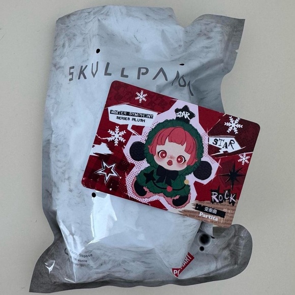 SEALED Authentic Skullpanda Winter Symphony series Partita plush keychain - Picture 3 of 3